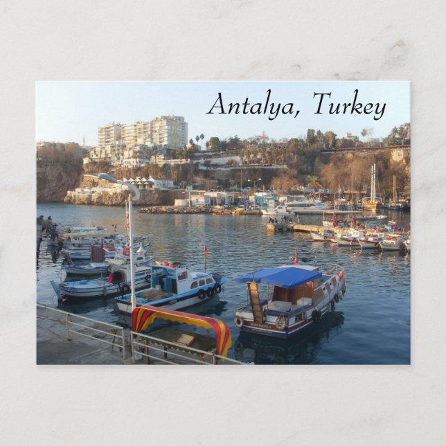 Postal SL384934, Antalya, Turquía (Anverso)