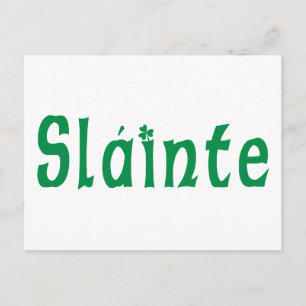 Postal Slainte Irish Gift