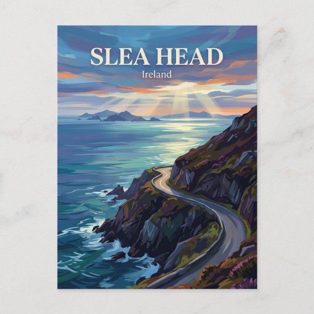 Postal Slea Head Drive Irlanda (Anverso)