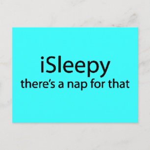 Postal Sleepy hay siesta para ese insomnio gracioso de su