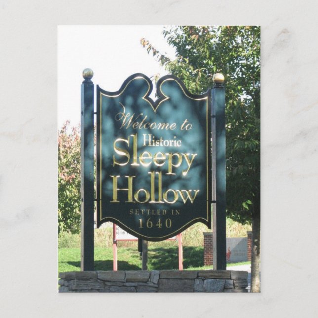 Postal Sleepy Hollow (Anverso)
