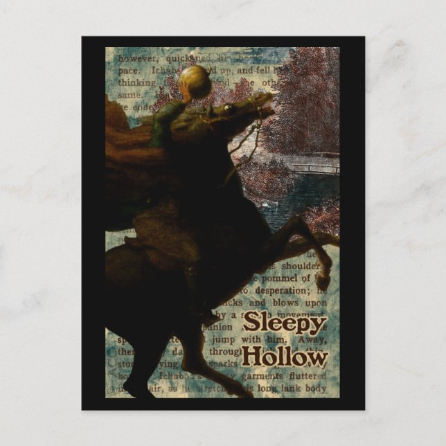 Postal Sleepy Hollow Headless Horseman (Anverso)