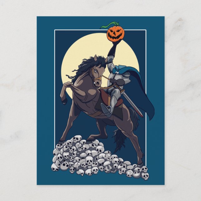 Postal Sleepy Hollow Headless Horseman | Halloween (Anverso)