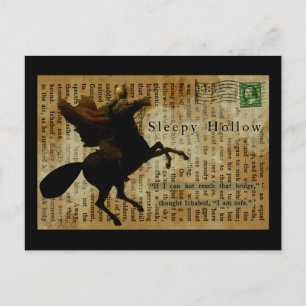 Postal Sleepy Hollow Jinete sin cabeza 1