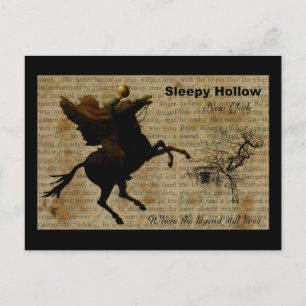 Postal Sleepy Hollow Jinete sin cabeza 2