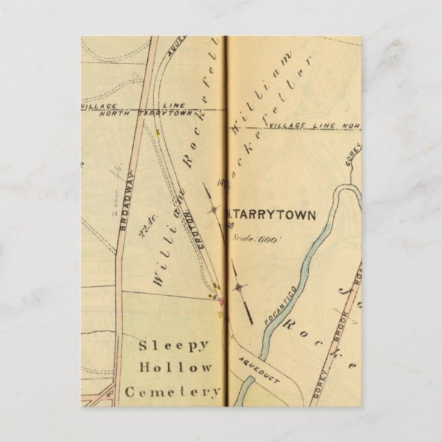 Postal Sleepy Hollow, Nueva York 2 (Anverso)