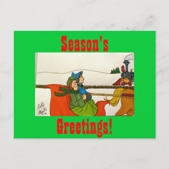 Postal Sleigh Ride (Anverso)