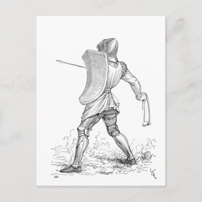 Postal Slinger medieval Castile Knight Armor (Anverso)