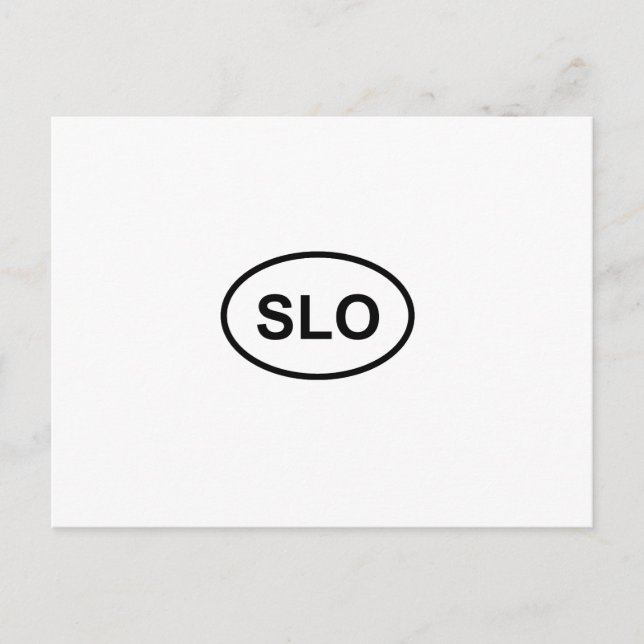 Postal SLO - San Luis Obispo (Anverso)