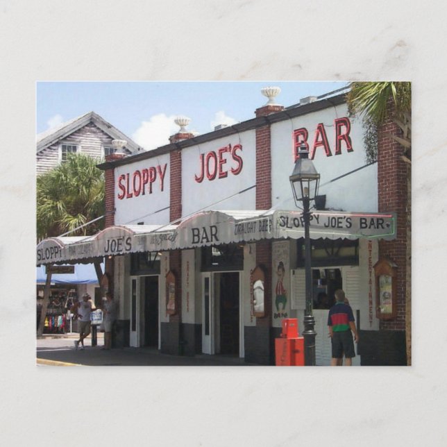 Postal Sloppy Joe's Bar (Anverso)