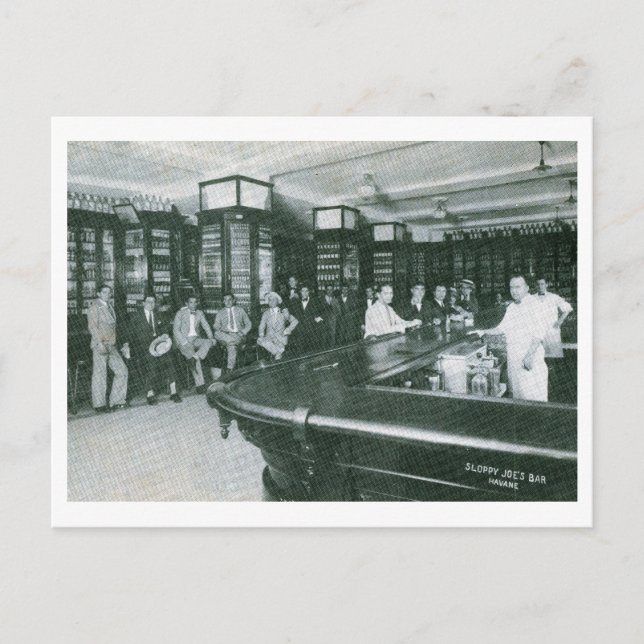 Postal Sloppy Joe's Bar, La Habana, Cuba (Anverso)