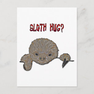 Postal Sloth Hug Baby Sloth