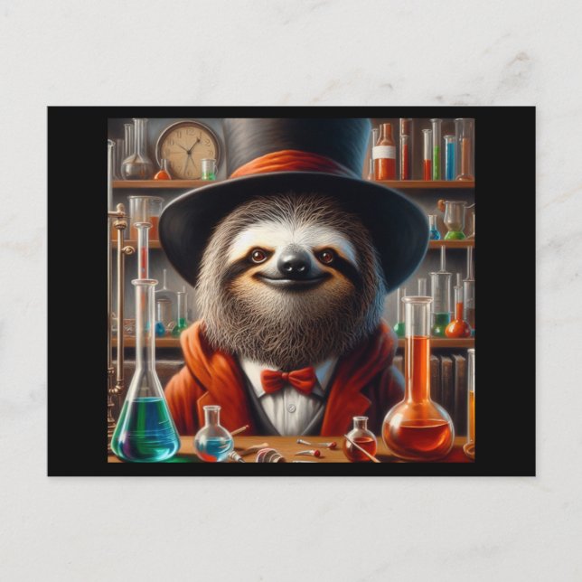 Postal Sloth Mad Scientist (Anverso)