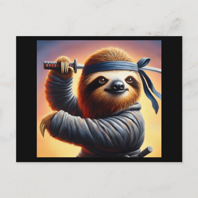 Postal Sloth Ninja (Anverso)