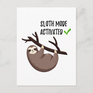 Postal Sloth Says Modo de ranura activado