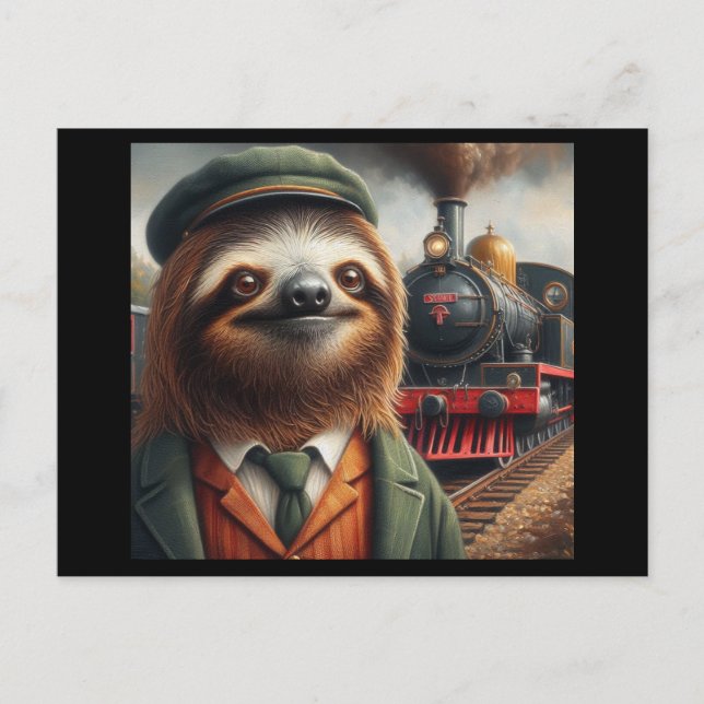 Postal Sloth Train Engineer (Anverso)