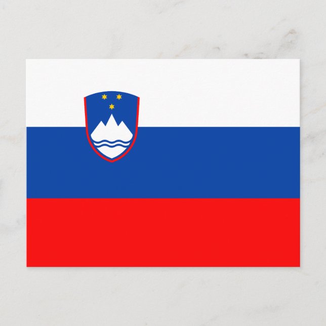 Postal Slovenia Flag (Anverso)