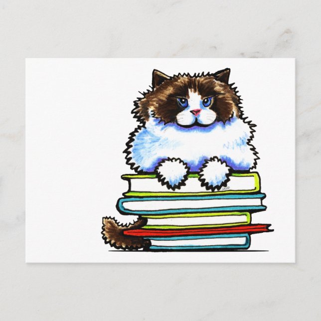 Postal Smart Ragdoll Kitty Books (Anverso)