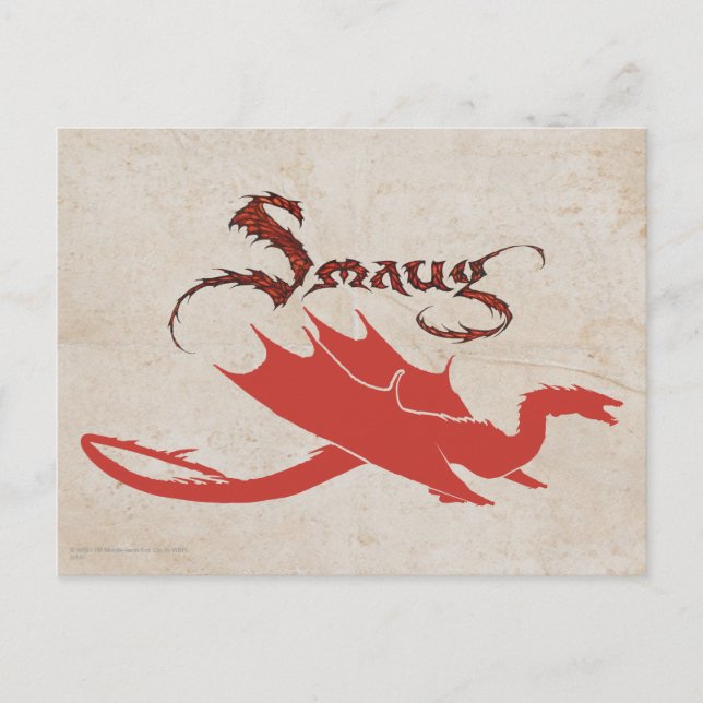 Postal SMAUG™ Silhouette & Name (Anverso)