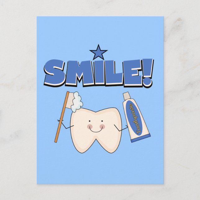 Postal SMILE - Camisetas y regalos (Anverso)