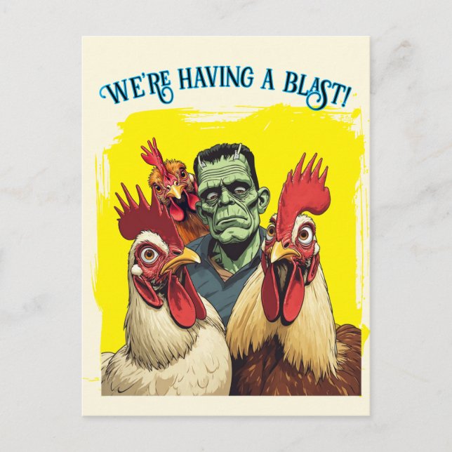 Postal “Smile Frank” Cheesy Chicken (Anverso)