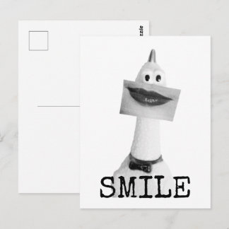 Postal Smiling Rubber Chicken Postcard