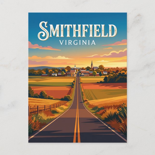 Postal Smithfield EE. UU. (Anverso)