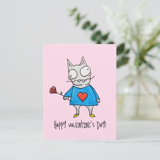 Postal Smitten Kitten (Anverso de pie)