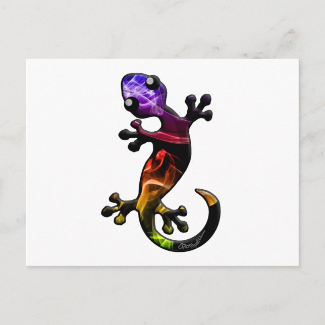 Postal Smoke Gecko Lizard (Anverso)