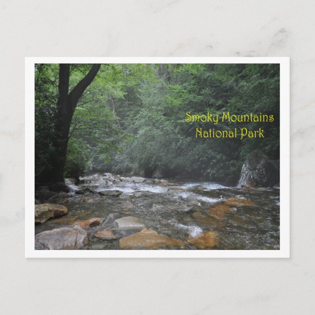 Postal Smoky Mountain Stream (Anverso)