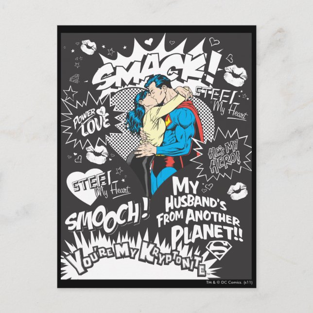 Postal Smooch, Smack - Collage (Anverso)
