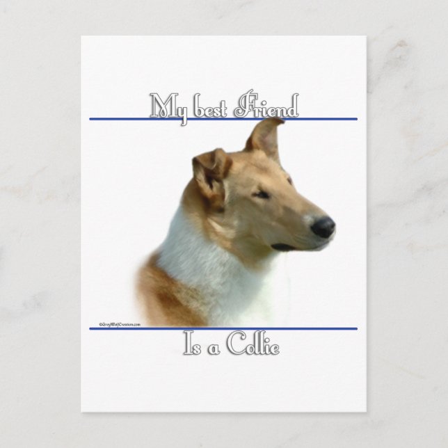 Postal Smooth Collie Best Friend 2 (Anverso)