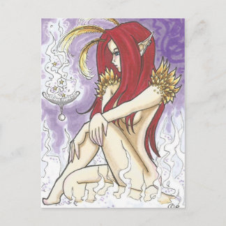 Postal Smudge SIgnals Personalizado Fantasy Witch Art pos
