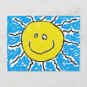 Postal Smudgy Sun