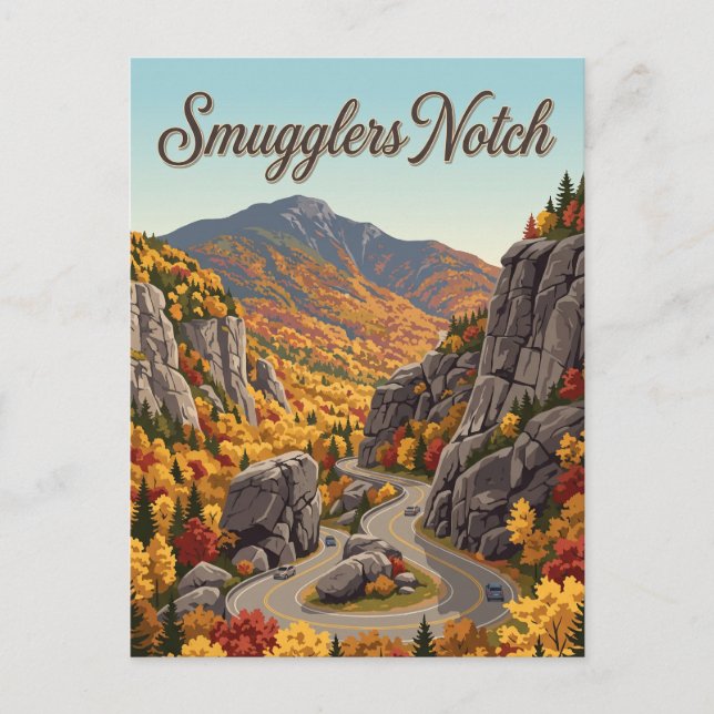 Postal Smugglers Notch Vermont (Anverso)