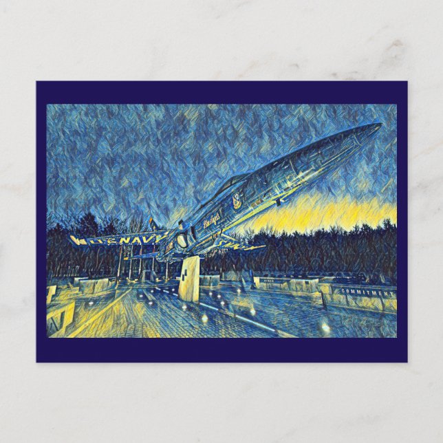 Postal Smyrna, TN pintura conmemorativa de los ángeles az (Anverso)