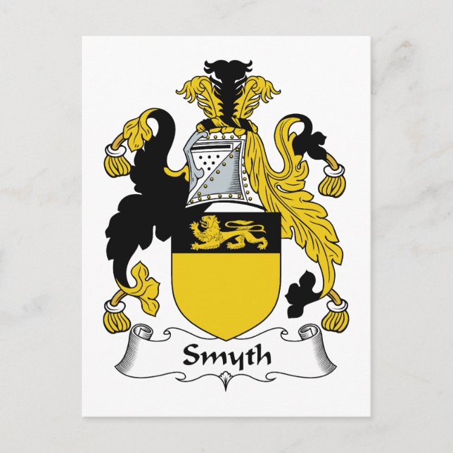 Postal Smyth Family Crest (Anverso)
