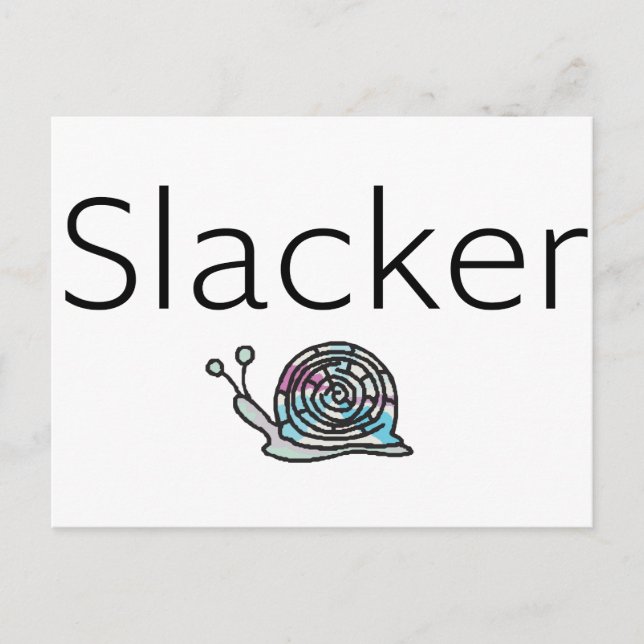 Postal Snack de Slacker (Anverso)