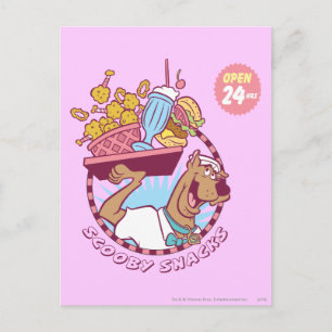 Postal "Snacks Scooby-Doo"
