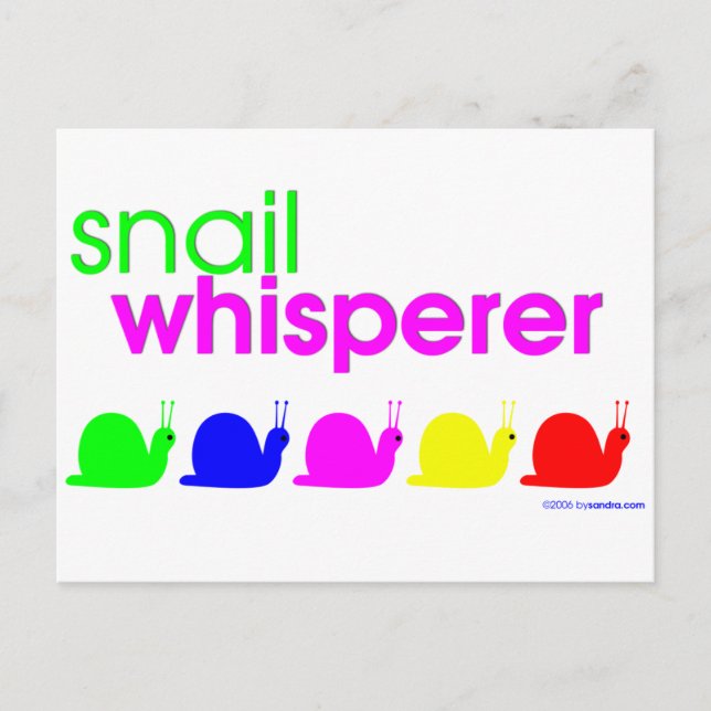 Postal Snail Whisperer (Anverso)