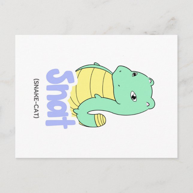 Postal Snake (Snake + Cat) (Anverso)