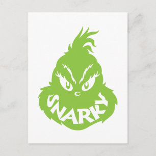 Postal Snarky Grinch   Cara Snarky Grinch