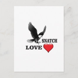 Postal snatch de amor de pájaro