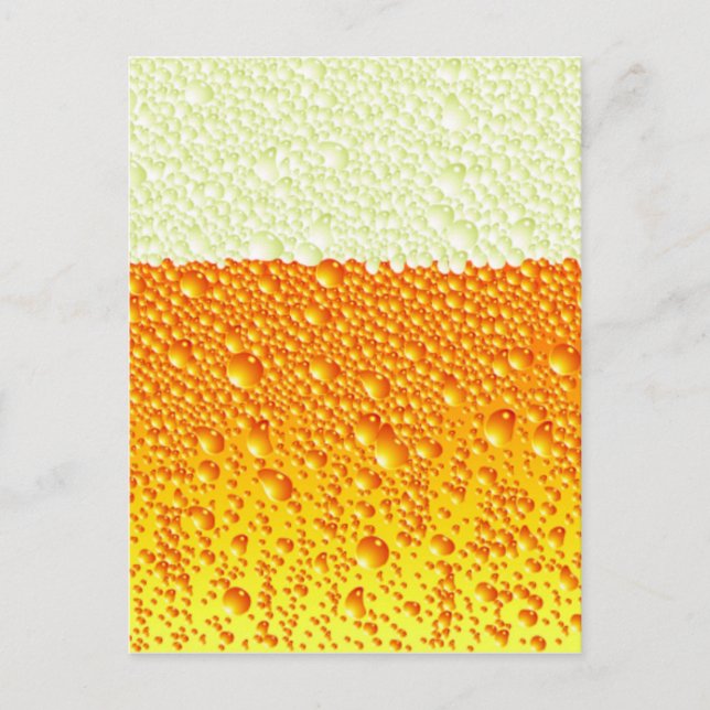 Postal snob de cerveza (Anverso)