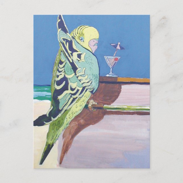 Postal Snooky: "En el bar" (Anverso)