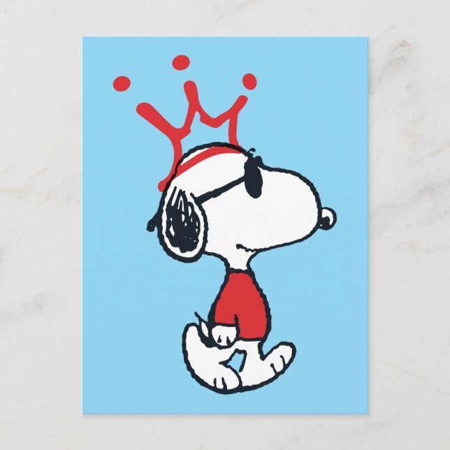 Postal Snoopy - Joe Guay Crown (Anverso)