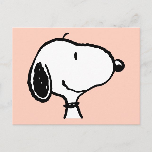 Postal Snoopy Smile Giggle Laugh (Anverso)