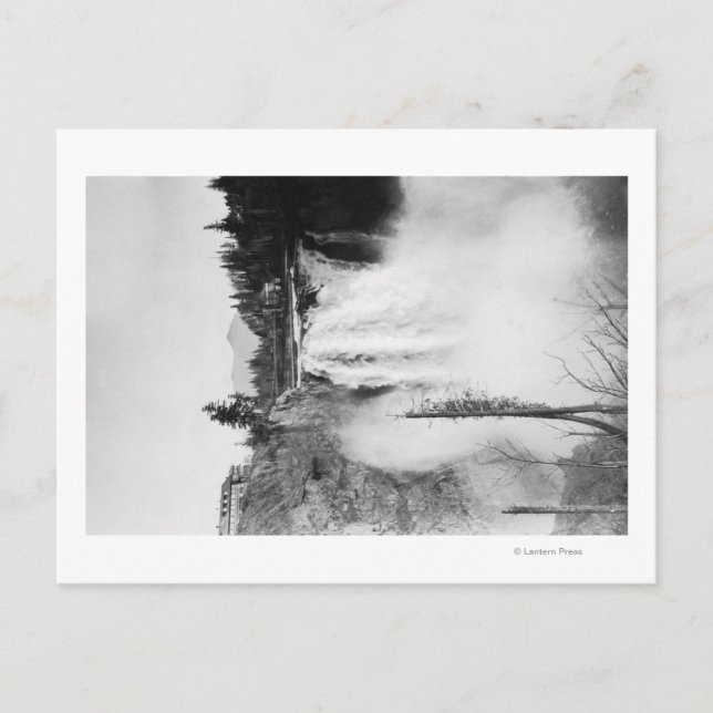 Postal Snoqualmie, WA - Cataratas y Lodge Photography (Anverso)