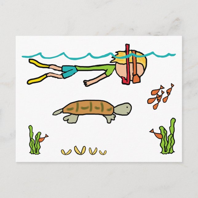 Postal Snorkeling (Anverso)