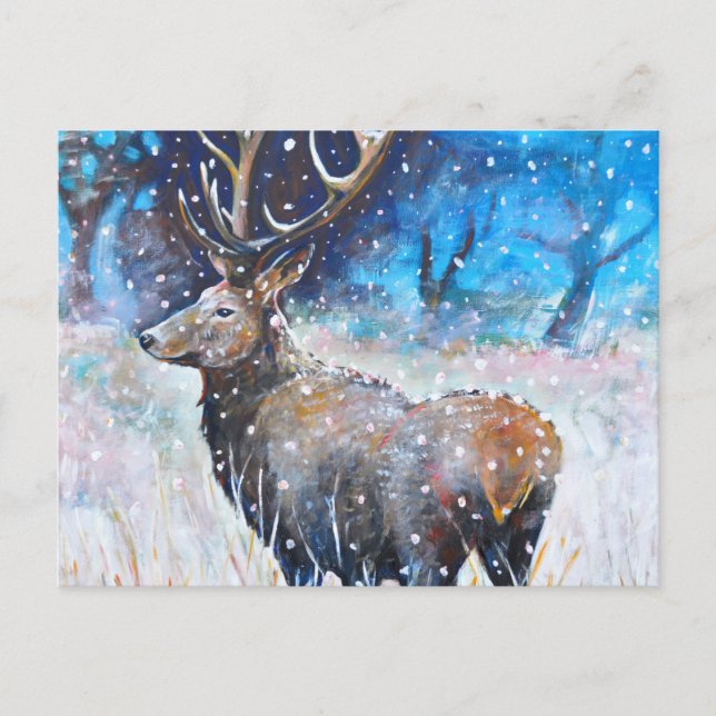 Postal Snow Stag (Anverso)